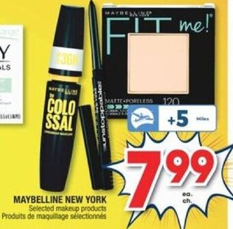 Jean Coutu Maybelline New York Selected Makeup Products offer