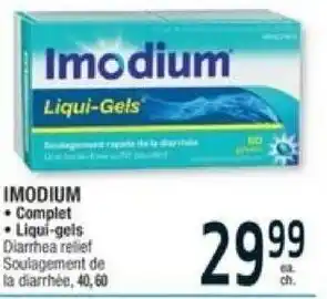 Jean Coutu Imodium Complet, Liquid Gels offer