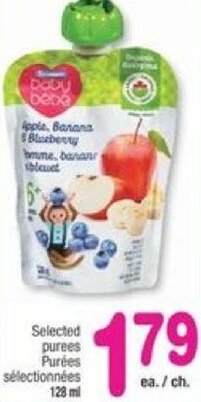 Jean Coutu Selected Purees offer