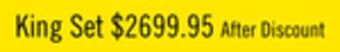 The Brick Stearns & foster founders collection cardiff city eurotop king mattress set offer