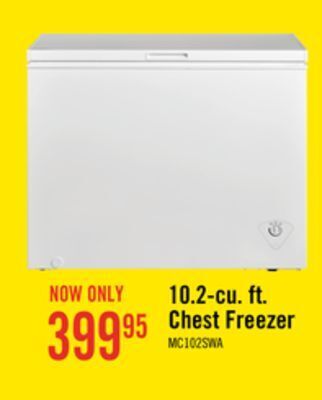The Brick Midea 10.2 cu. ft. chest freezer – mc102swar0rc1 offer