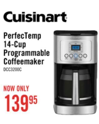 The Brick Cuisinart perfectemp 14-cup programmable coffeemaker - dcc-3200c offer