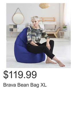 Costco Brava bean bag xl offer