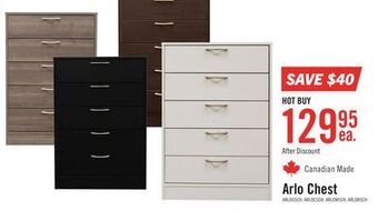The Brick Arlo chest - grey offer
