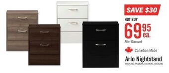 The Brick Arlo nightstand - espresso offer
