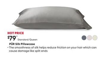 Sleep Country Pür silk pillowcase offer