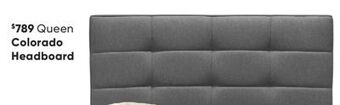 Sleep Country Colorado headboard offer