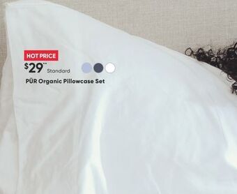 Sleep Country Pür organic pillowcase set offer