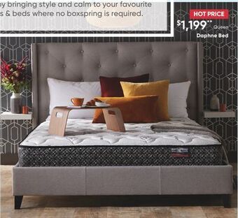 Sleep Country Daphne bed offer