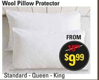 Oxford Mills Wool pillow protector offer