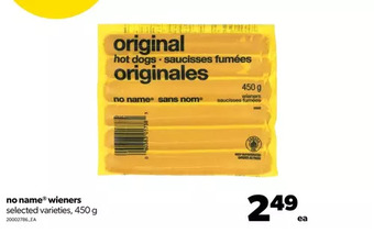 Real Canadian Superstore No name wieners offer