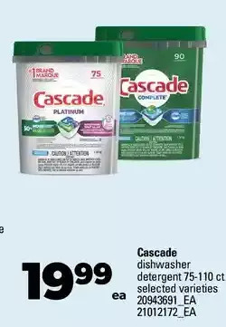 Real Canadian Superstore Cascade dishwasher detergent offer