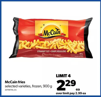Real Canadian Superstore Mccain fries offer