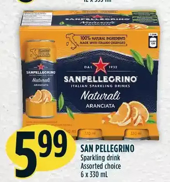 Marché Adonis San pellegrino sparkling drink offer