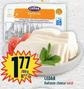 Marché Adonis Cedar halloum cheese halal offer