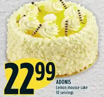 Marché Adonis Adonis lemon mousse cake offer
