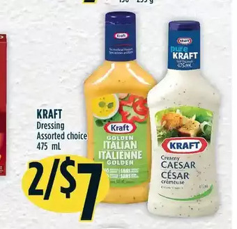Marché Adonis Kraft dressing offer