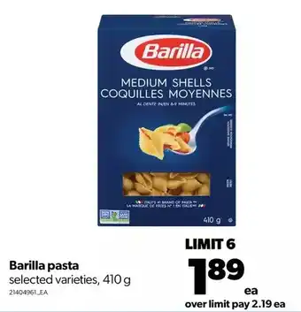 Real Canadian Superstore Barilla pasta offer