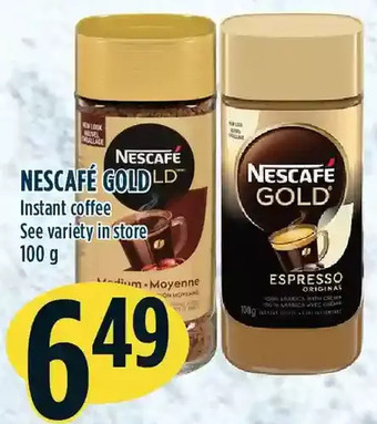 Marché Adonis Nescafé gold instant coffee offer