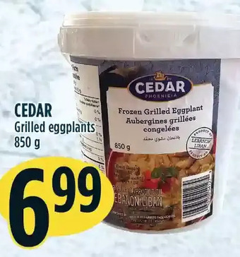 Marché Adonis Cedar grilled eggplants offer