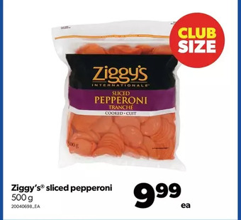 Real Canadian Superstore Ziggy's sliced pepperoni offer
