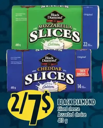 Marché Adonis Black diamond sliced cheese offer