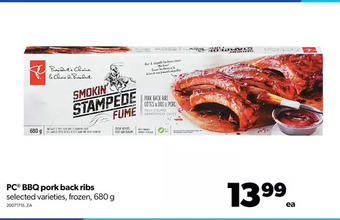 Real Canadian Superstore Pc bbq pork back ribs offer