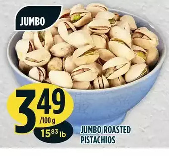Marché Adonis Jumbo roasted pistachios offer