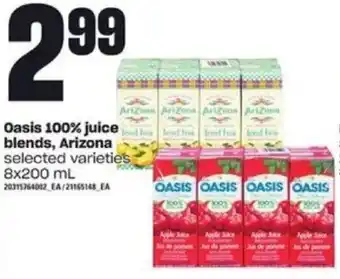 Oasis 100% Juice Blends, Arizona 8x200 ml