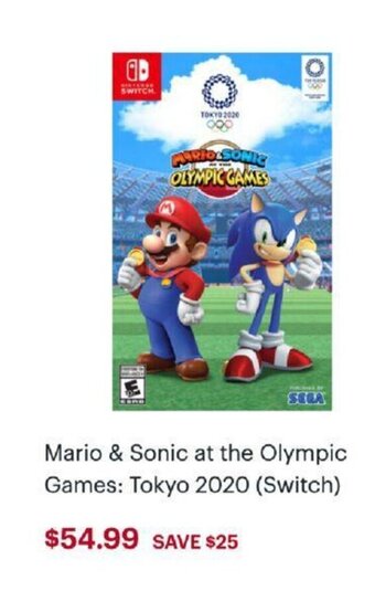 Best Buy Mario & Sonic At The Olympic Games: Tokyo 2020 (Switch) offer