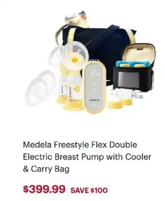 Best Buy medala Freestyle Flex Double Electric Breast Pump With Cooler & Carry Bag offer