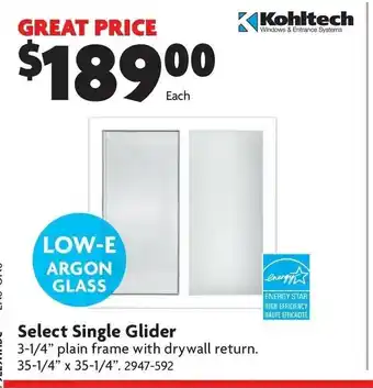 Home Hardware Select Single Glinder offer