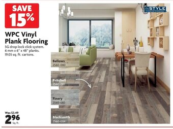 Home Hardware WPC Vinyl Plank Flooring offer