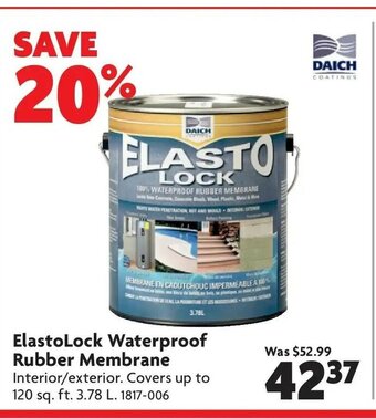 Home Hardware ElastoLock Waterproof Rubber Membrane offer