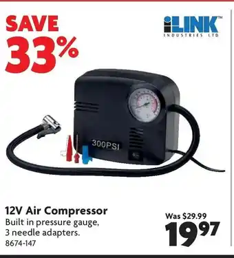 Home Hardware 12V Air Compressor offer