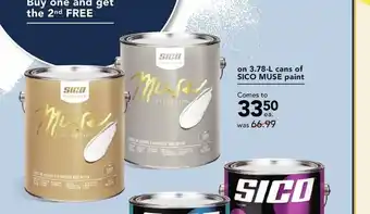 RONA om 3.78-L Cans Of Sico Muse Paint offer
