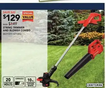 RONA String Trimmer And Blower Combo offer