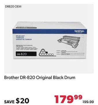 Shopper+ Brother dr-820 original black drum offer