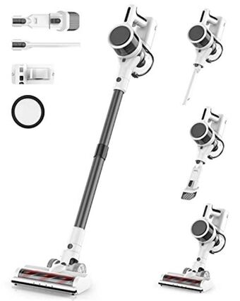 Amazon Cordless vacuum cleaner, 80,000 rpm brushless motor cordless vacuum with 2200mah rechargeable battery, cordless stick vacuum offer
