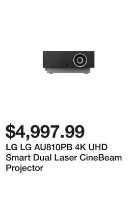 Newegg Lg au810pb 4k uhd smart dual laser cinebeam projector offer