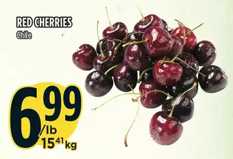 Marché Adonis Red cherries offer