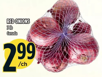 Marché Adonis Red onions offer