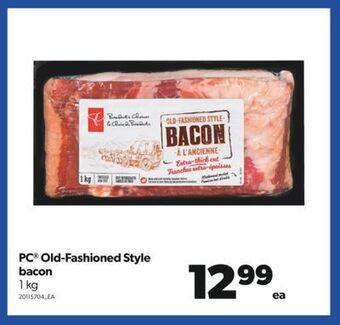 Real Canadian Superstore Pc® old-fashioned style bacon, 1 kg offer
