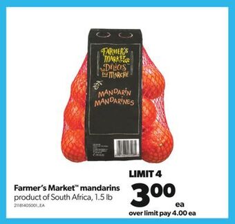 Real Canadian Superstore Farmer's market™ mandarins, 1.5 lb offer