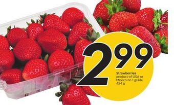 Sobeys Strawberries offer