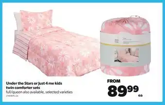 Real Canadian Superstore Under the stars or just 4 me kids twin comforter sets offer