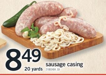 Fortinos Sausage casing, 20 yards offer
