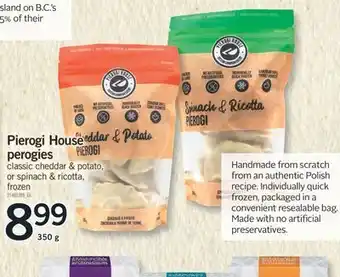 Fortinos Pierogi house perogies, 350g offer