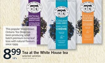 Fortinos Tea at the white house tea, 12's offer