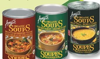 Fortinos Amy's organic soup, 398 ml offer